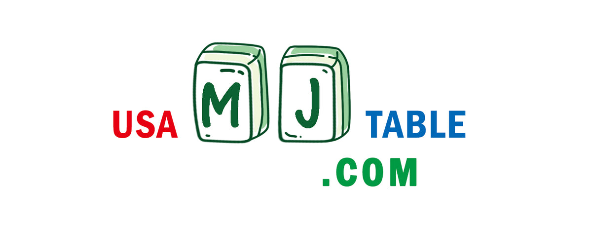 USA MJ TABLE 自動麻將桌 logo