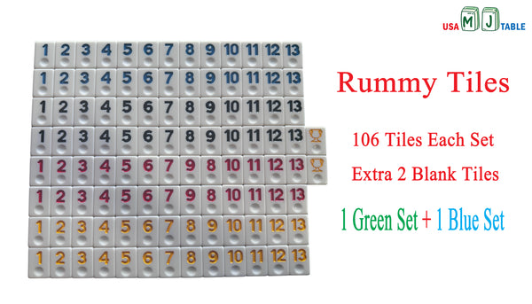 Automatic Rummy Table Coffee Color 4-Legs Dining Table Style 106 Tiles Okey
