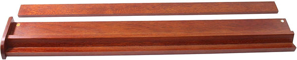 Set of 4 18" Natural Color Wooden Racks with Attachable Magnet Pushers for American Mahjong Style Western Mah Jongg Tiles Games