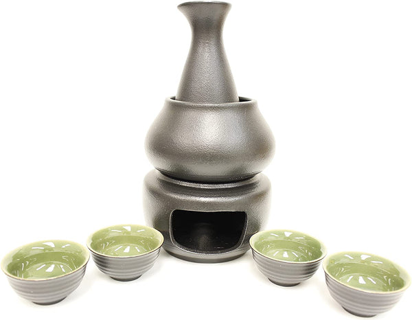 Pottery Sake Warmer Set