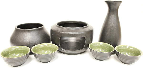 Pottery Sake Warmer Set