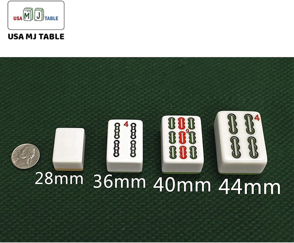 MJ-BST 松乐 Automatic Mahjong Table Coffee Color Pedestal Folding Style with Numbered tiles 36mm/40mm