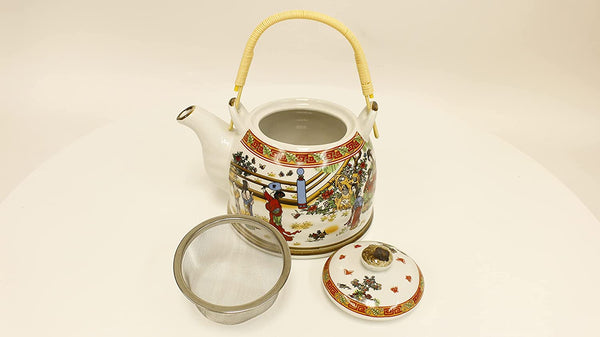 Chinese Antique Painting Designed Ceramic Teapot