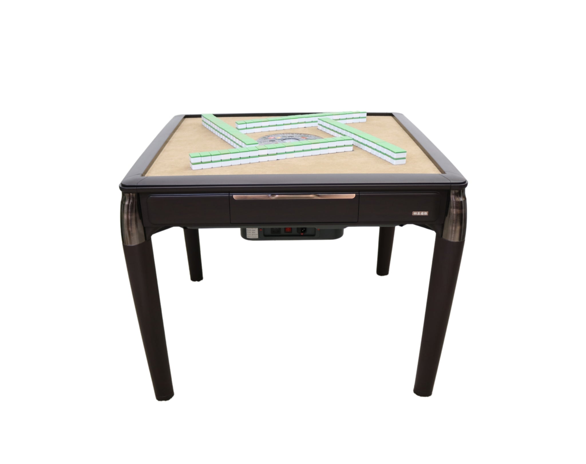 MJ-L600 Roller Costater Style 4-Legged Dining Table Design, Ultra
