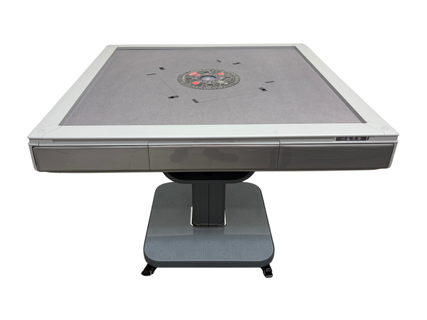 MJ-MINI360 松乐可折叠式 旋翼过山车 超薄 电动麻将桌 Automatic Mahjong Table Gray Color. Utral-Thin Roller Coast Folding Style with No-Numberes Chinese Style Tiles