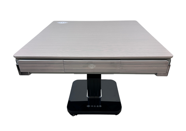 MJ-MINI360  Automatic Mahjong Table Light Coffee Color. Utral-Thin Roller Coast Folding Style with 40mm Numbered Filipino Style Tiles Optional Table Cover