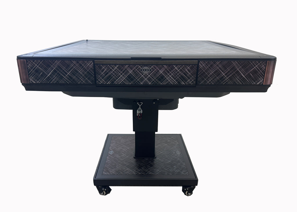 Automatonic Table MJ-C400 Ultra-Thin Automatic Mahjong Table in Polysilver Color with Fo ...