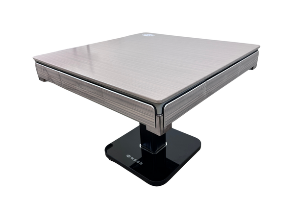 MJ-MINI360  Automatic Mahjong Table Light Coffee Color. Utral-Thin Roller Coast Folding Style with 40mm Numbered Filipino Style Tiles Optional Table Cover