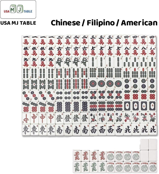 Magnetic Mahjong Tiles ❘ 1 of Set 磁性麻将牌 电动麻将桌麻将牌