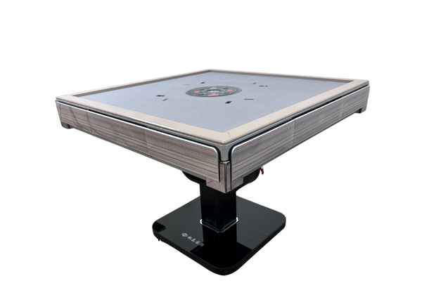 MJ-MINI360  Automatic Mahjong Table Light Coffee Color. Utral-Thin Roller Coast Folding Style with 40mm Numbered Filipino Style Tiles Optional Table Cover