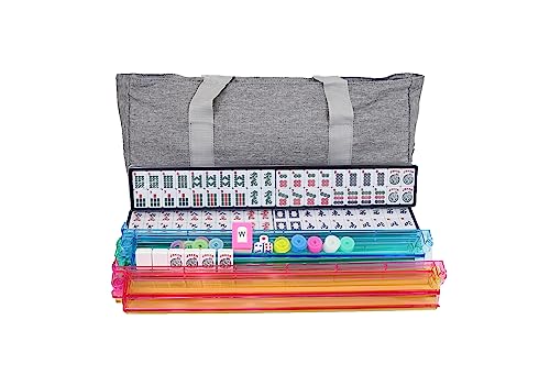 166 Tiles American Mahjong Set Soft Bag 4 All in One Color