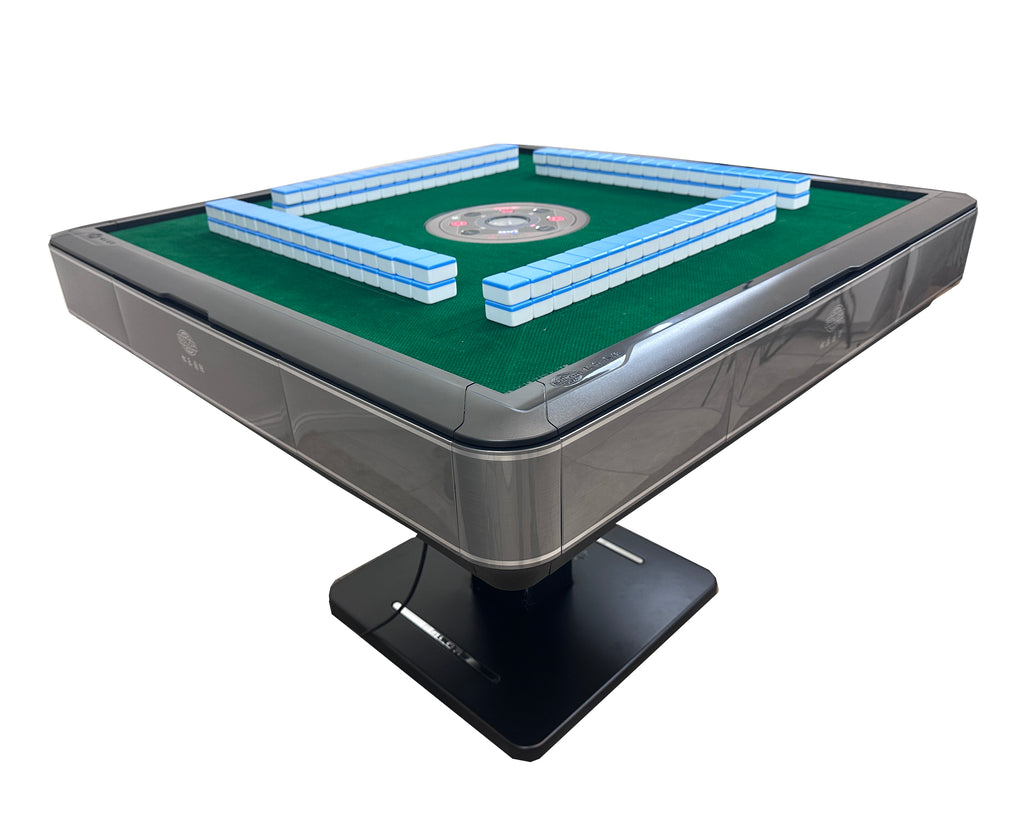 Automatonic Table MJ-T200 Gray Automatic Mahjong Table. Pedestal Folding Table Ultra Thi ...