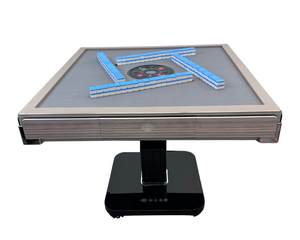 MJ-MINI360  Automatic Mahjong Table Light Coffee Color. Utral-Thin Roller Coast Folding Style with 40mm Numbered Filipino Style Tiles Optional Table Cover