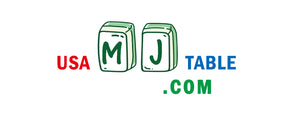 MJ-T200 Gray Automatic Mahjong Table. Pedestal Folding Table Ultra Thin Style with Numbered Tiles 36mm/40mm