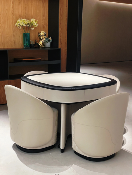 Flamingo Agate Gray – Home Design Collection Lux Automatic Mahjong Table