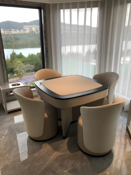 Flamingo Agate Gray – Home Design Collection Lux Automatic Mahjong Table