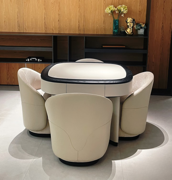 Flamingo Agate Gray – Home Design Collection Lux Automatic Mahjong Table