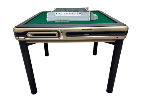 Automatic Rummy Table Coffee Color 4-Legs Dining Table Style 106 Tiles Okey