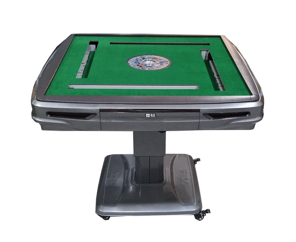 TRYHO Tornado 宣和 枪灰色 年年紅 Automatic Mahjong Table Gray Ultra-Thin Pedestal Folding Style With Hard Table Cover