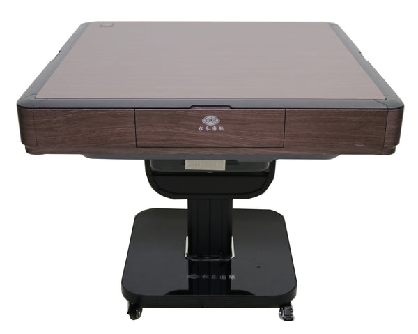 MJ-MINI360 松乐可折叠式 旋翼过山车 超薄木纹配色 电动麻将桌 Automatic Mahjong Table Wooden Color. Utral-Thin Roller Coast Folding Style with No-Numberes Chinese Style Tiles