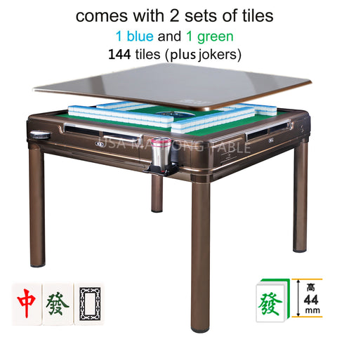 Chinese 4 Legs Table 餐桌風格– USA MJ TABLE 自動麻將桌