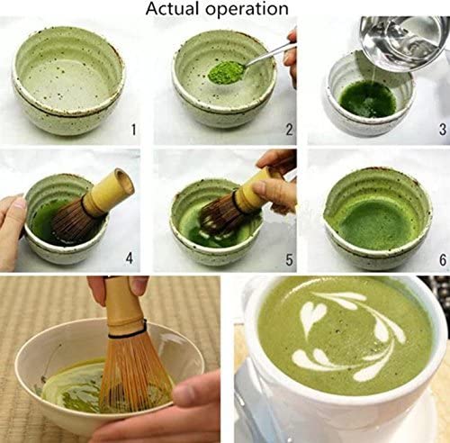 Set Matcha Giapponese 8 Pezzi - Frusta, Ciotola Ceramica, Scoop, Accessori Per Tè Matcha - Foto 8