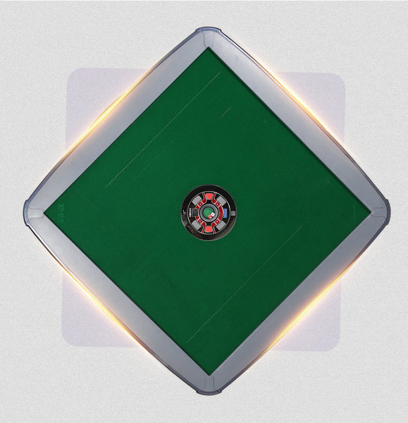 TRYHO ❘ 宣和 苹果风 钢琴烤漆 Thin Piano Black Automatic Mahjong Table 4-Legs Dining Table Style with Chinese No-numbers Tiles 适配40mm中式无数字牌 40mm