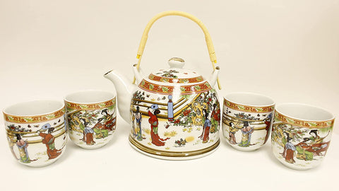 Chinese Antique Painting Designed Ceramic Teapot