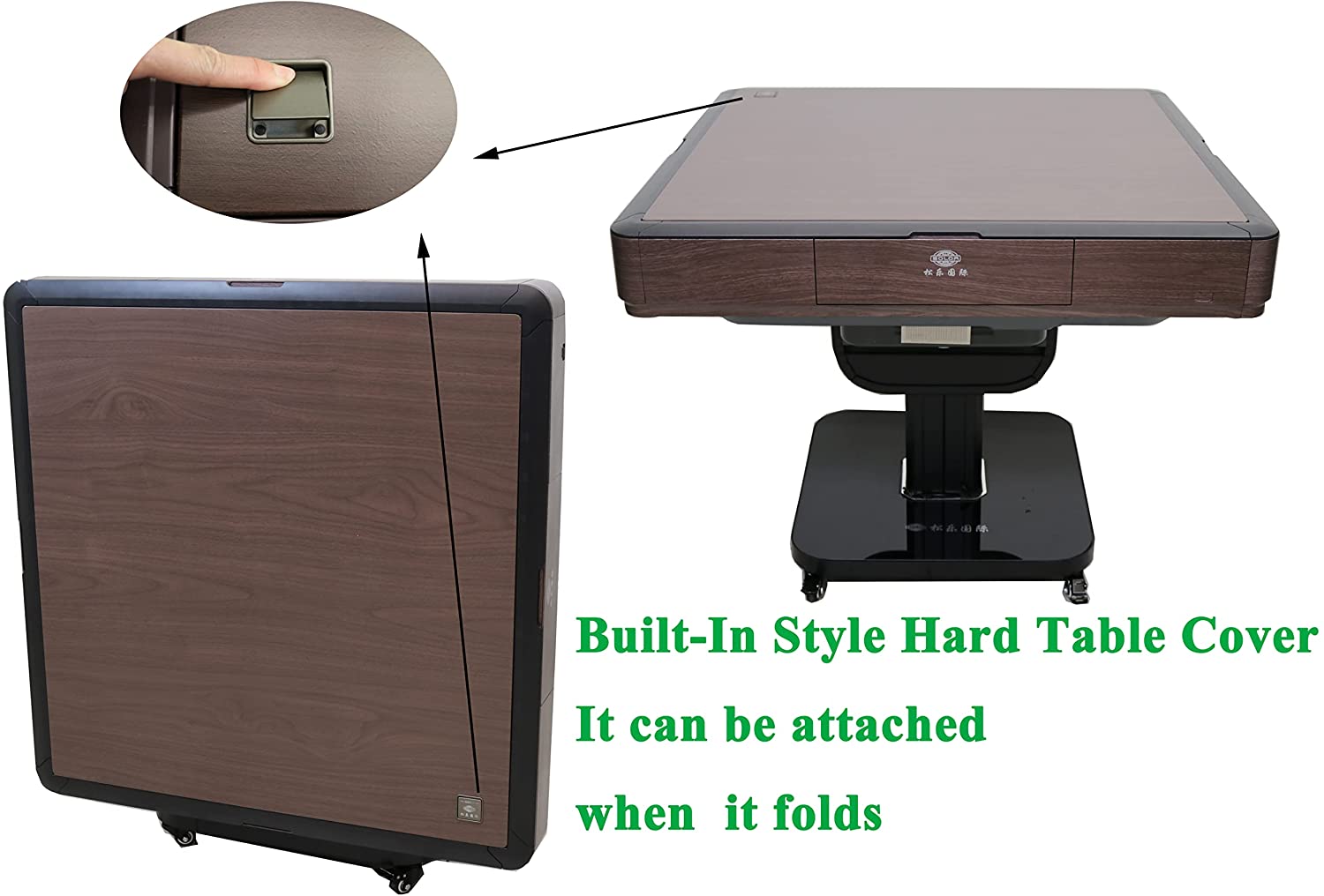 MJ-MINI360 Ultra-Thin Automatic Mahjong Table In Wooden MJ-MINI360 Ultra-Thin Automatic Mahjong Table In Wooden