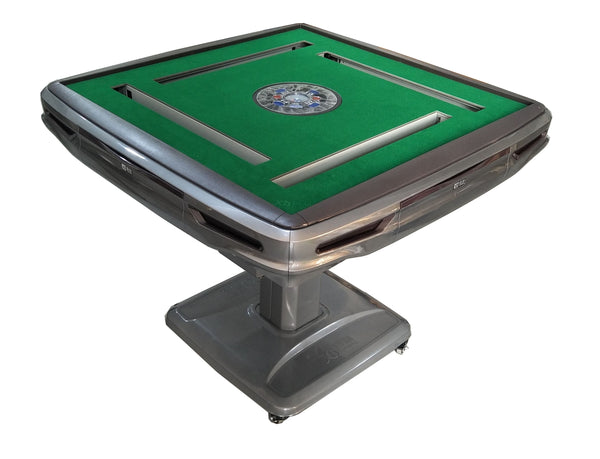 TRYHO Tornado 宣和 枪灰色 年年紅 Automatic Mahjong Table Gray Ultra-Thin Pedestal Folding Style With Hard Table Cover